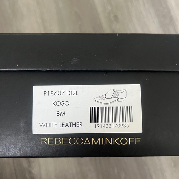 Rebecca Minkoff White Koso Cowboy Booties size 8 - Picture 7 of 9